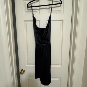 Fashion Nova Black Backless Dress